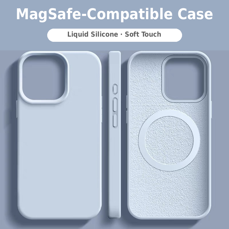 Soft-Touch Magnetic Case for iPhone Series ¨C MagSafe Compatible with Full Camera &amp; Drop Protection