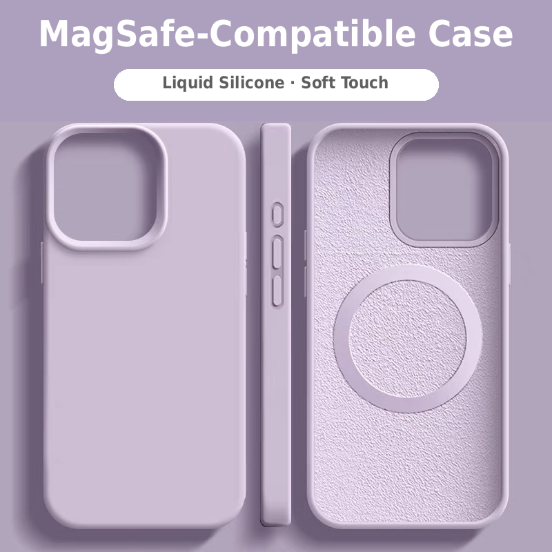 Soft-Touch Magnetic Case for iPhone Series ¨C MagSafe Compatible with Full Camera &amp; Drop Protection