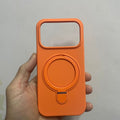 2-in-1 Magnetic Stand Case for iPhone 15 Series – Soft Silicone. Hands-Free Viewing & Drop Protection