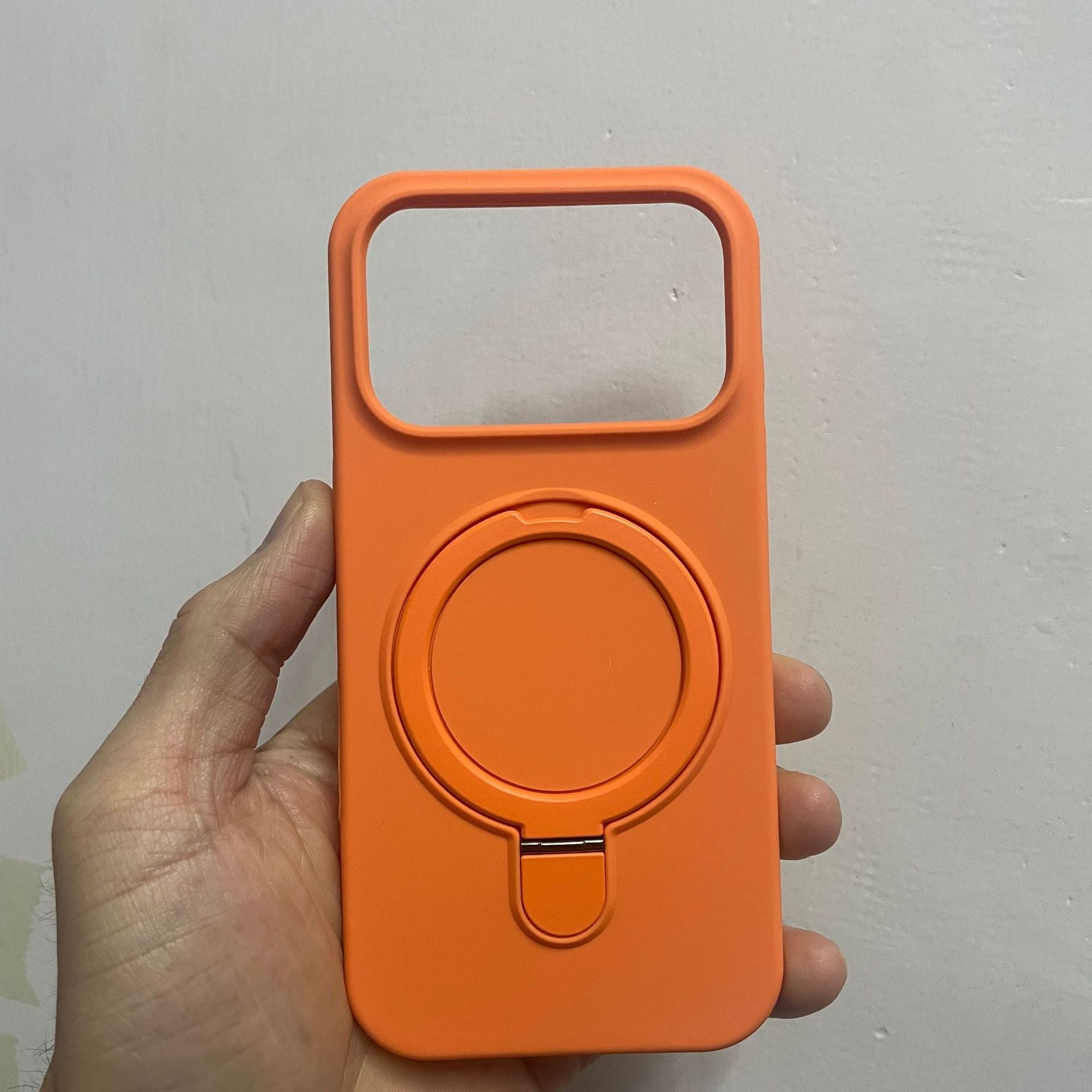 2-in-1 Magnetic Stand Case for iPhone 15 Series ¨C Soft Silicone, Hands-Free Viewing &amp; Drop Protection