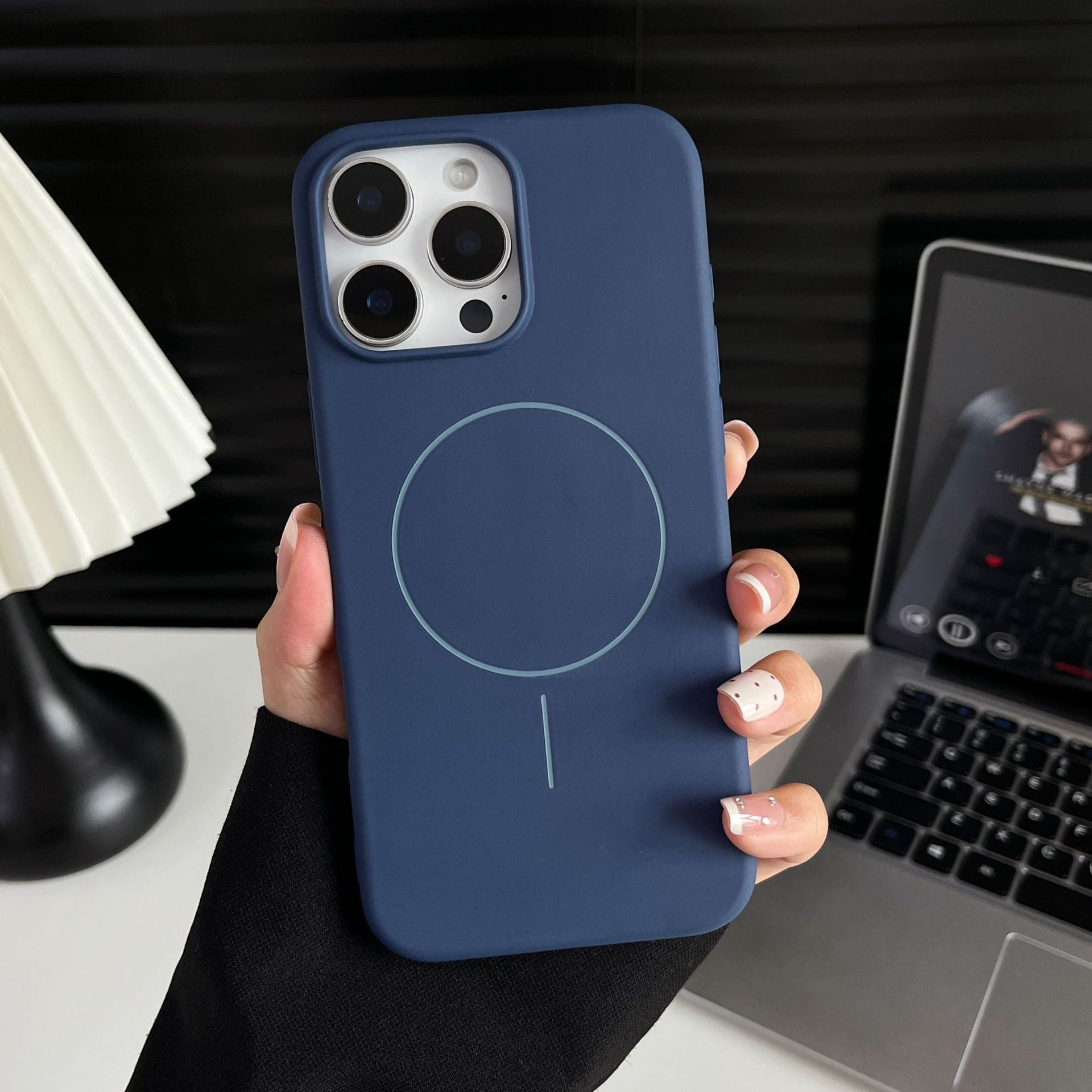 Soft-Touch Magnetic Case for iPhone 16 Pro Max – Matte Finish, Slim Grip &amp; Drop Protection