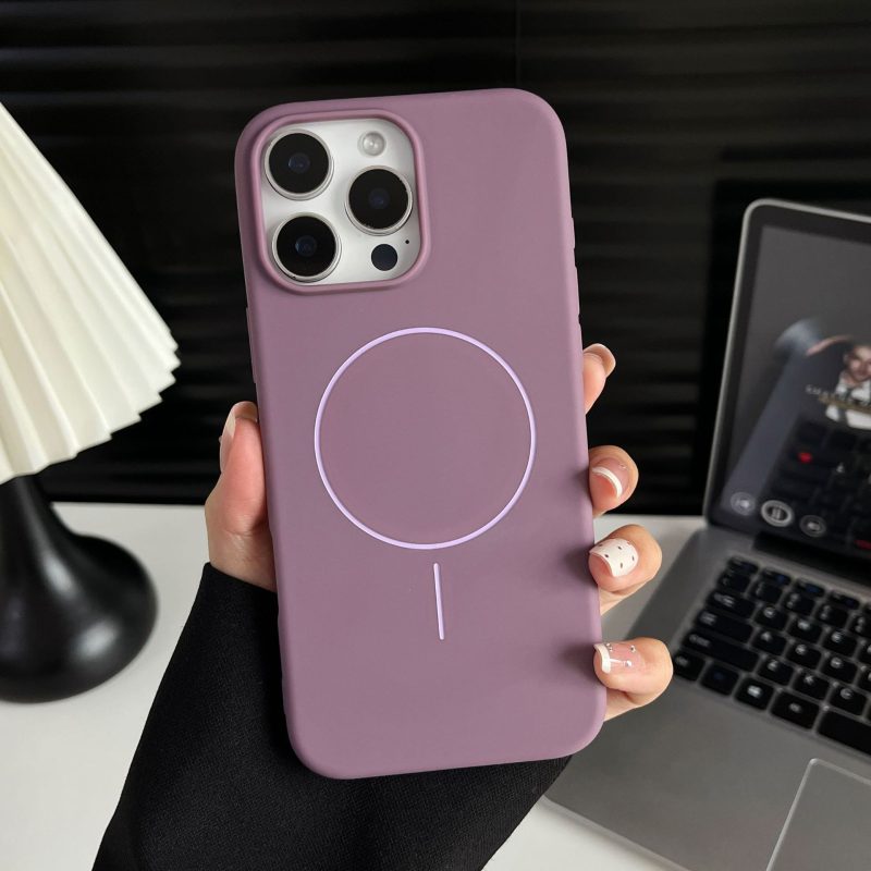 Soft-Touch Magnetic Case for iPhone 16 Pro Max – Matte Finish. Slim Grip & Drop Protection