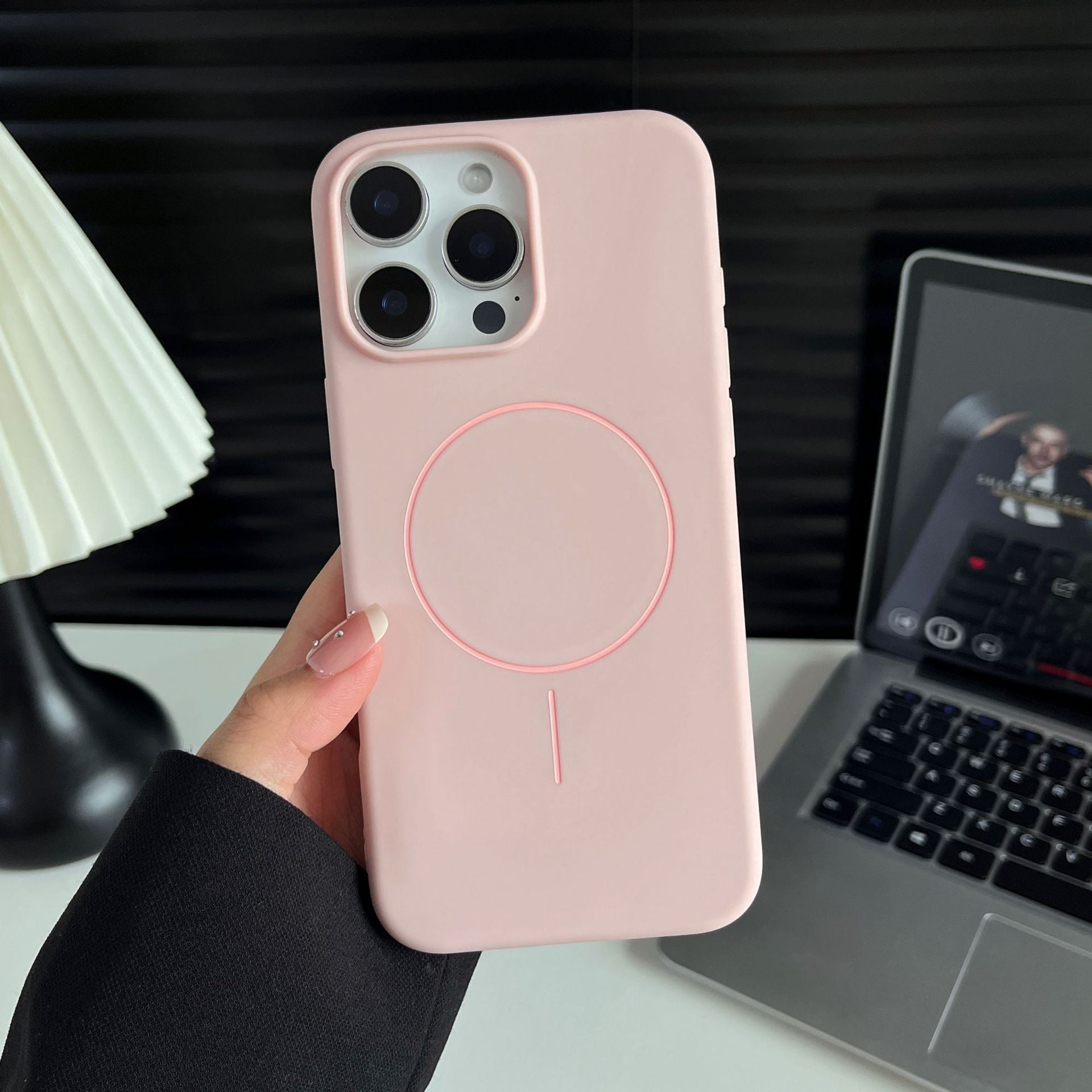 Soft-Touch Magnetic Case for iPhone 16 Pro Max – Matte Finish, Slim Grip &amp; Drop Protection