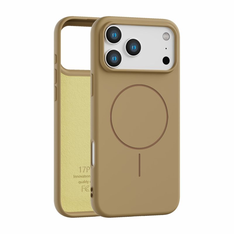 Soft-Touch Magnetic Case for iPhone 17 PRO  Series– Matte Finish. Microfiber Lining & Camera Protection