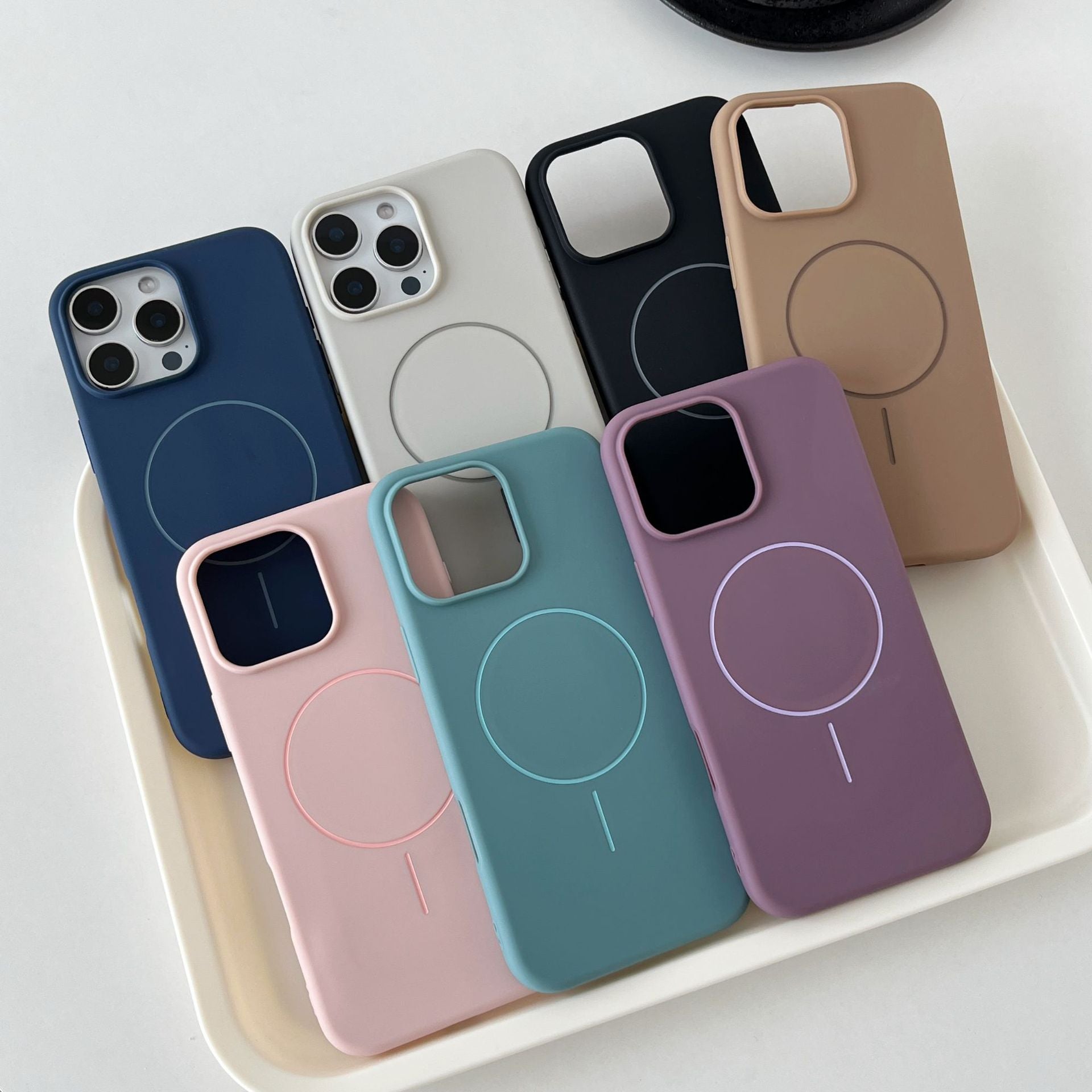 Soft-Touch Magnetic Case for iPhone 16 Pro Max – Matte Finish, Slim Grip &amp; Drop Protection