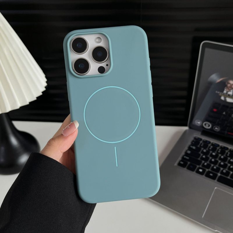 Soft-Touch Magnetic Case for iPhone 16 Pro Max – Matte Finish. Slim Grip & Drop Protection