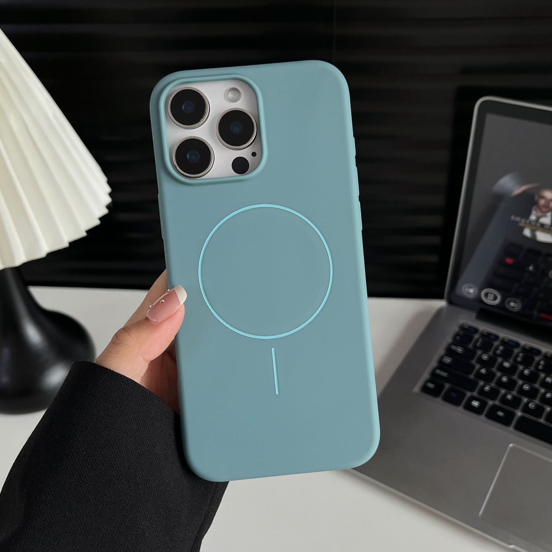 Soft-Touch Magnetic Case for iPhone 16 Pro Max – Matte Finish, Slim Grip &amp; Drop Protection