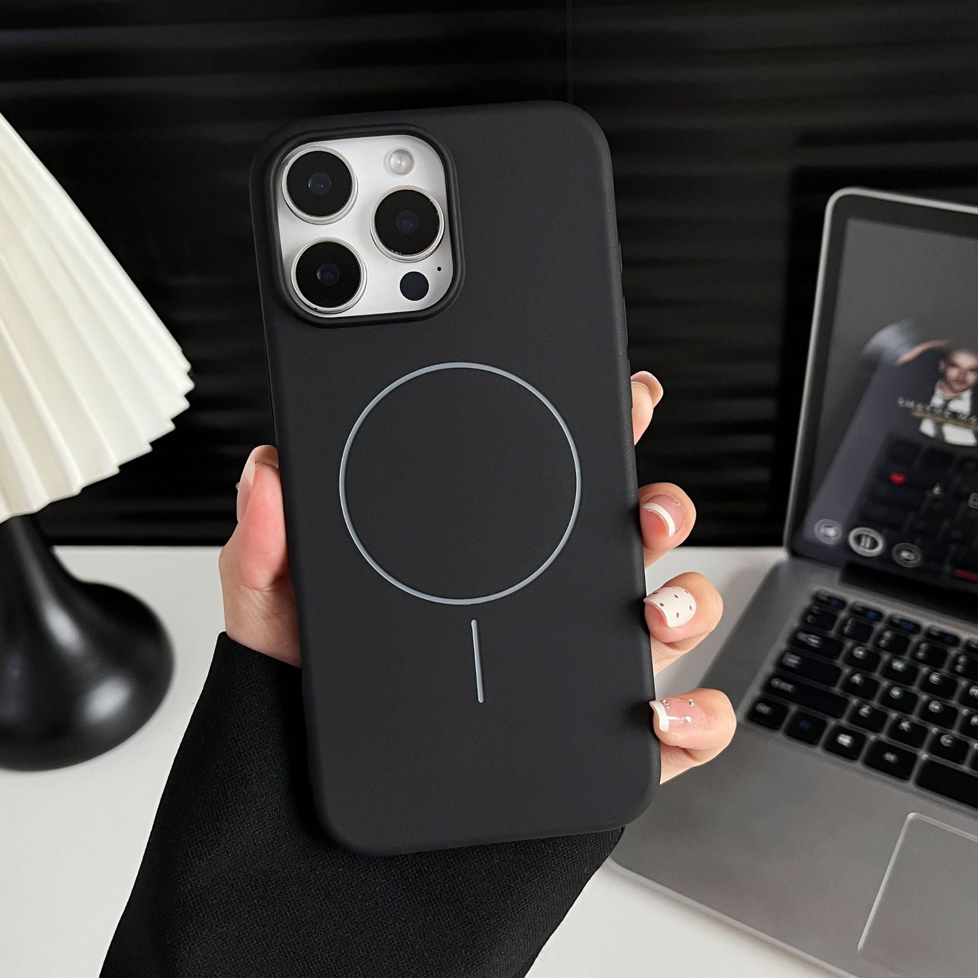 Soft-Touch Magnetic Case for iPhone 16 Pro Max – Matte Finish, Slim Grip &amp; Drop Protection