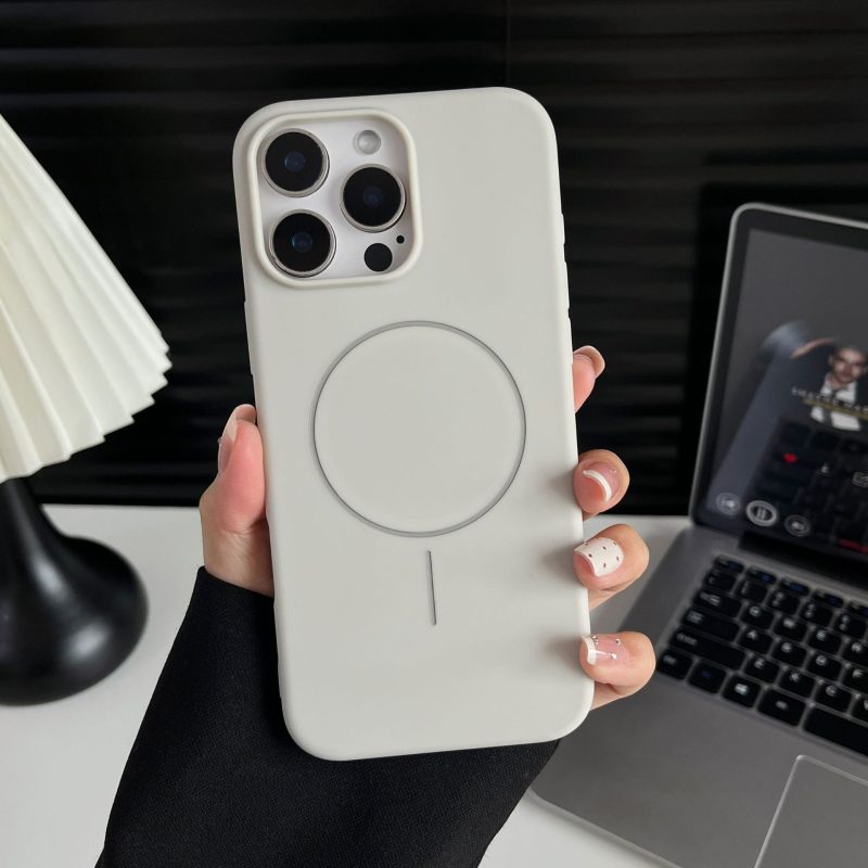 Soft-Touch Magnetic Case for iPhone 16 Pro Max – Matte Finish. Slim Grip & Drop Protection