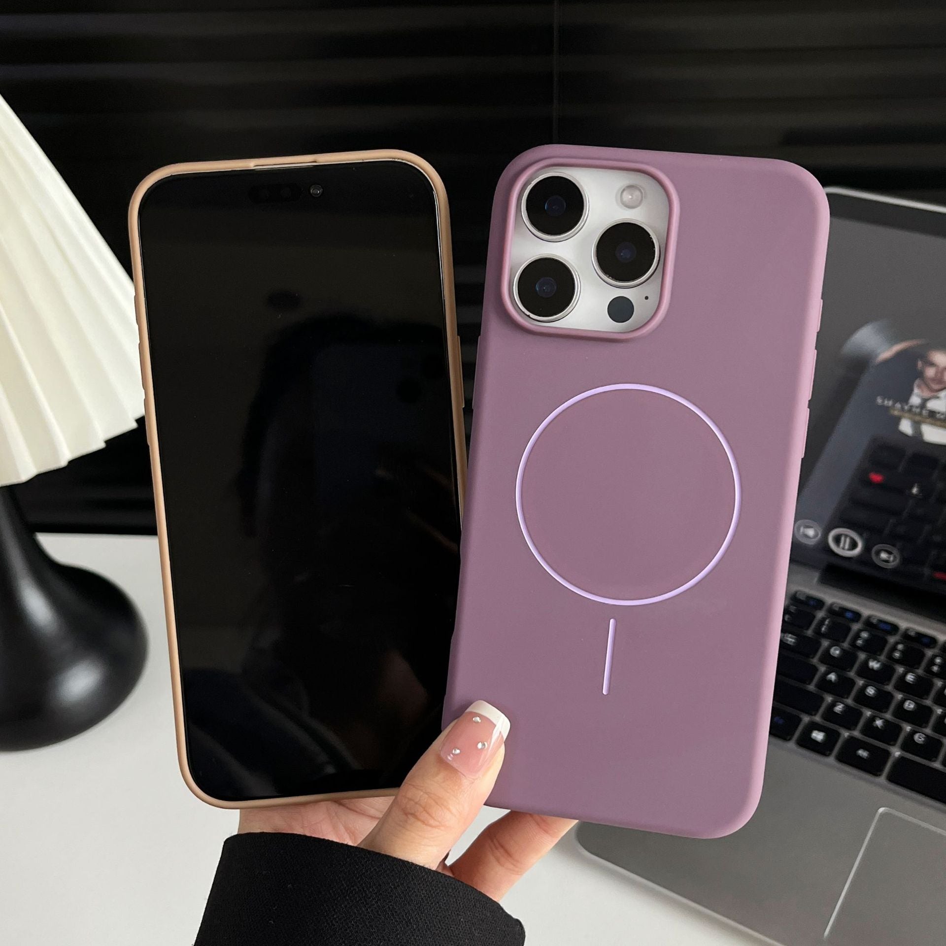 Soft-Touch Magnetic Case for iPhone 16 Pro Max – Matte Finish, Slim Grip &amp; Drop Protection