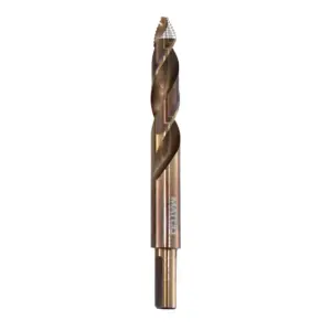 1/2" COBALT HYPER-STEP REDUCED SHANK MECHANIC'S LENGTH DRILL BIT