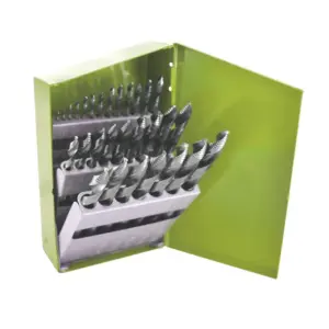 HYPER-STEP HIGH-SPEED STEEL REDUCED SHANK DRILL BIT SET, 29 PIECE