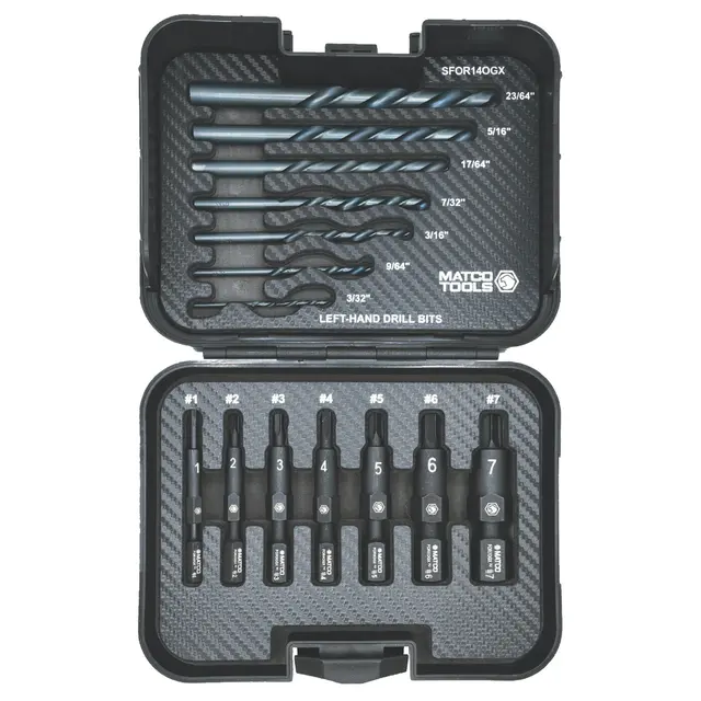 OPTI-GRIP EXTRACTOR SET WITH FOREIGN OBJECT REMOVAL PUSHER ROD, 14 PIECE - Image 7