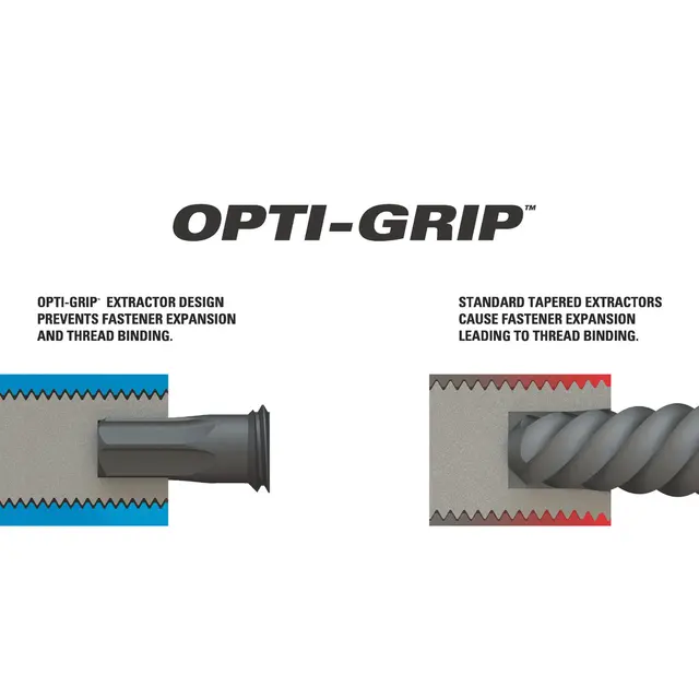 OPTI-GRIP EXTRACTOR SET WITH FOREIGN OBJECT REMOVAL PUSHER ROD, 14 PIECE - Image 2