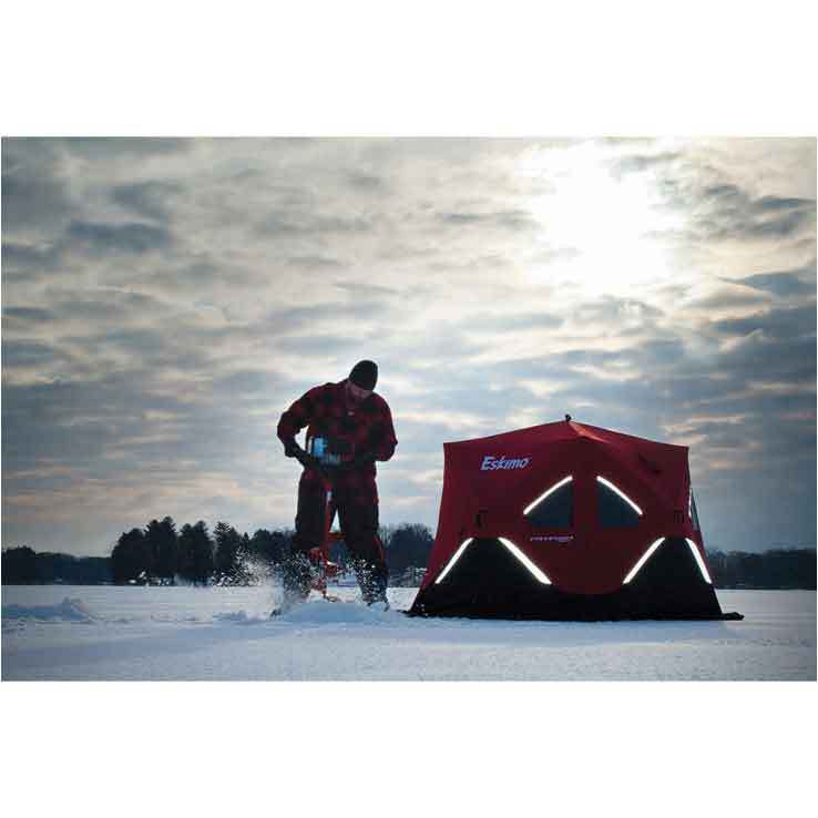 Eskimo Stingray Gas Power Ice Fishing Auger - 8in, 33cc - Image 3