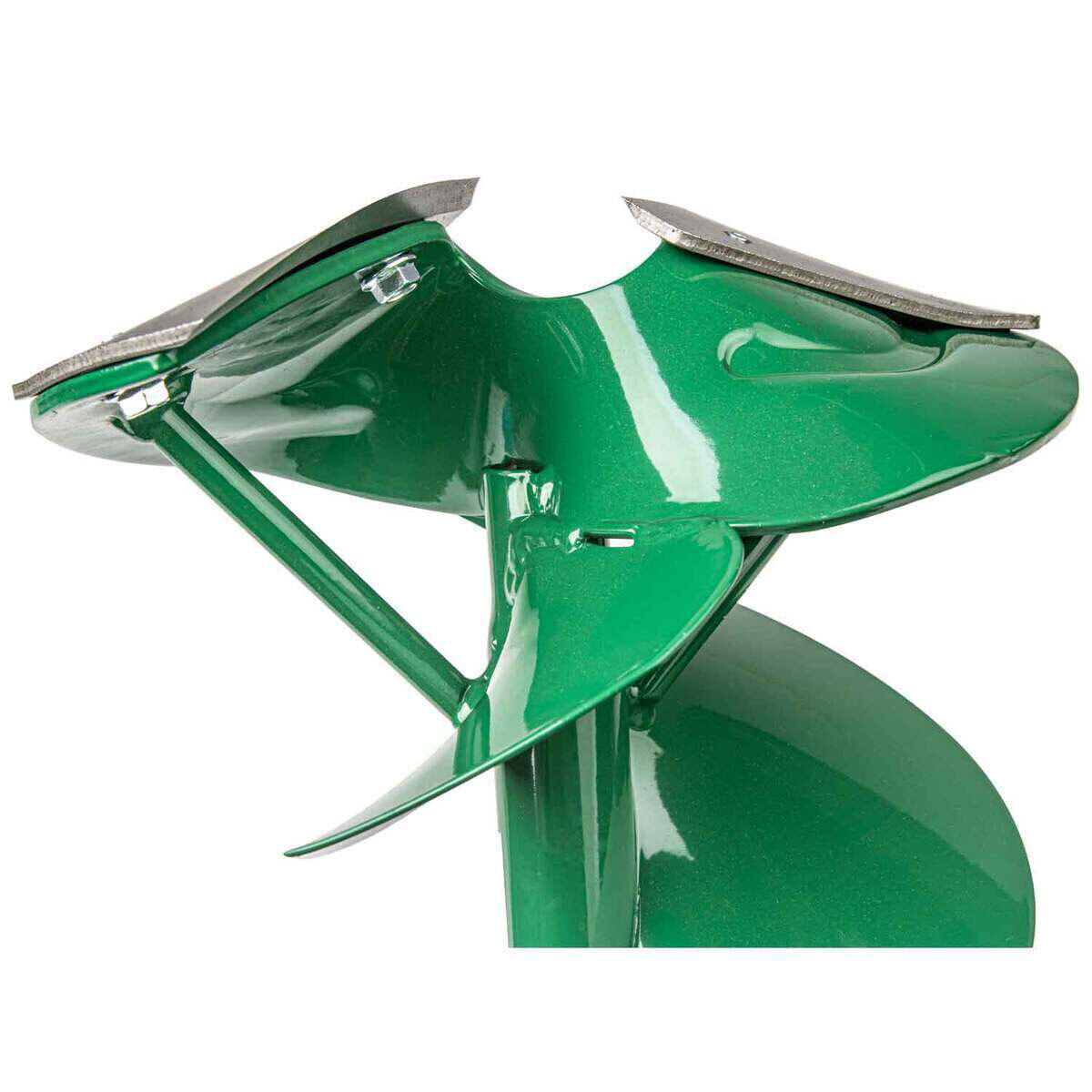 Sportsman's Warehouse Curved Blade Manual Ice Fishing Auger - Green, 8in - Image 4