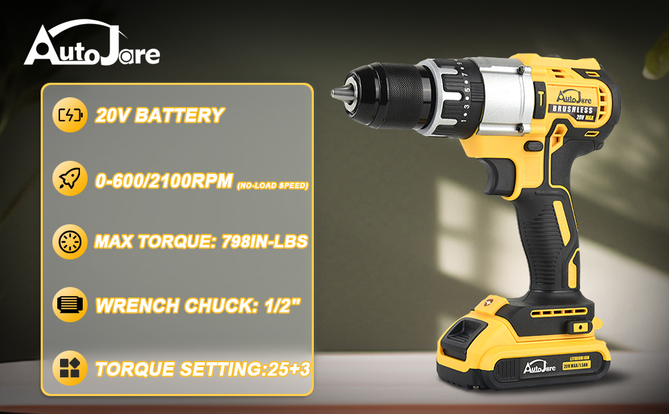 13MM cordless drill driver