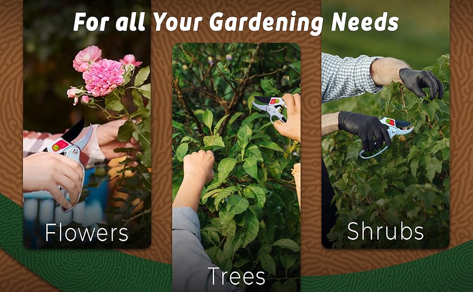 pruners, ratchet pruners, pruning shears, 