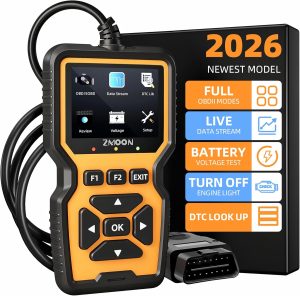 ZMOON ZM201 Professional OBD2 Scanner Diagnostic Tool, Enhanced Check Engine Code Reader with Reset OBDII/EOBD Car Diagnostic Scan Tools for All Vehicles After 1996, 2026 Upgraded eBaydiy Tools