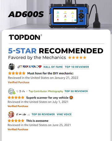 TOPDON AD600S Topreview