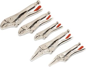 Crescent 5 Piece Curved & Long Nose Locking Plier Set | CLP5SETN-08 eBaydiy Tools