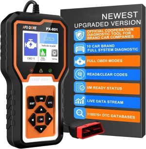 OBD2 Scanner Check Engine Light Car Code Reader Clear Error Codes ABS SRS SAS Etc Full Vehicle System Diagnostics Tool Compatible with Toyota Honda Ford eBaydiy Tools