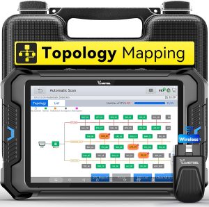 Bidirectional Scan Tool VDIAGTOOL VD80 BT, 2026 Topology Mapping OBD2 Scanner for Car, 8" Wireless Full System Diagnostic Tool with 42+ Resets, ECU Coding, FCA AutoAuth, CAN FD/DoIP, 3 Years Update eBaydiy Tools