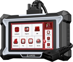 ANCEL DS100 OBD2 Scanner - ABS, SRS, Transmission & Check Engine Code Reader with 7 Reset, Oil/Brake/BMS/SAS/ETS Reset, ABS Auto Bleeding, Gear Learning, Lifetime Free Update, Online Customer Service eBaydiy Tools