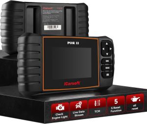 OBD2 Scanner Diagnostic Tool for Most Porsche from 1996-2019, iCarsoft POR II Car Code Reader, Full System Diagnosis Car Scan Tool with Oil Reset/EPB/DP/ETC/SAS, Live Data Graph-Free Update/Repair eBaydiy Tools