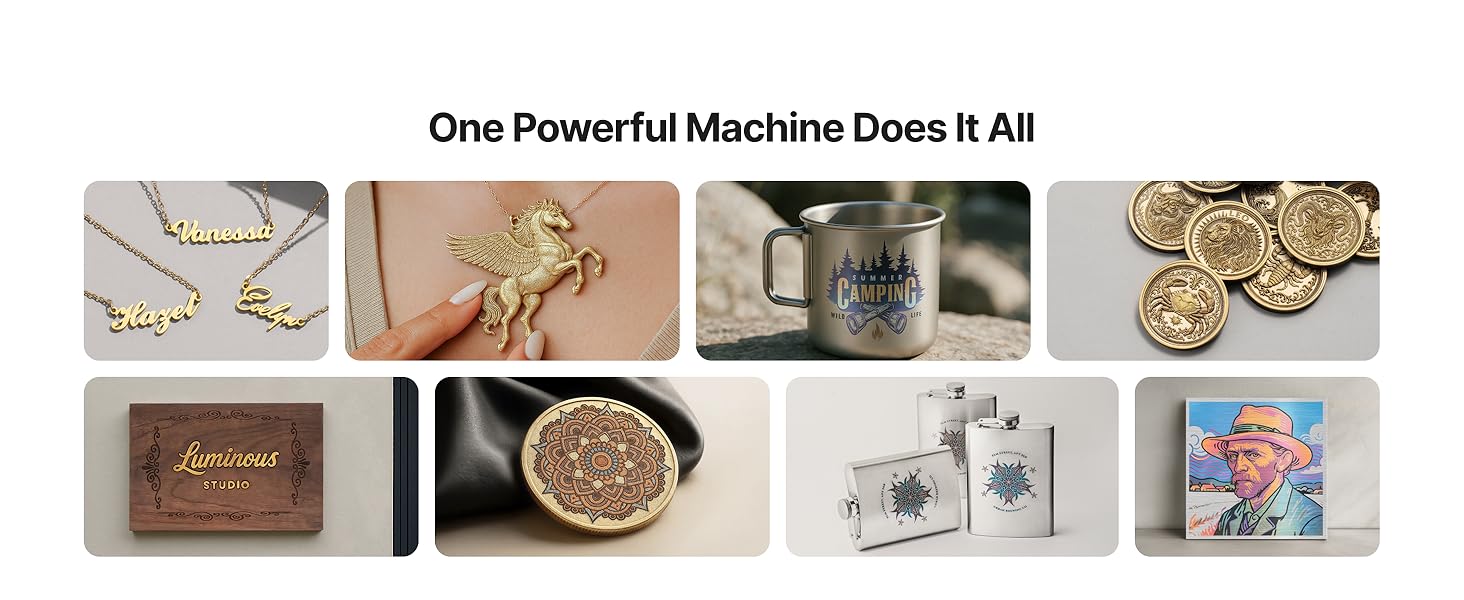 One Powerful Machine Does It All, 60W MOPA Fiber Laser