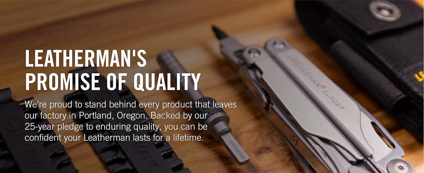 We’re proud to stand behind every product that leaves our factory in Portland, Oregon.