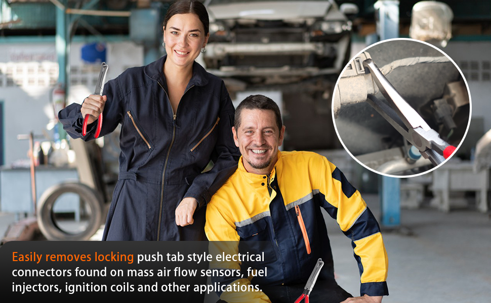 Electrical Connector Separator Tool and Automotive Electrical Connector Pliers