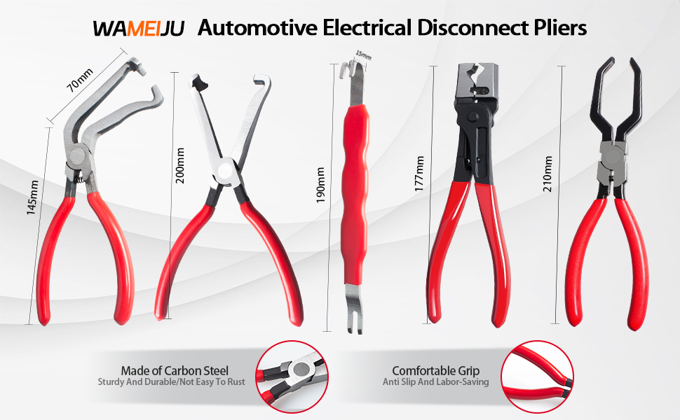 Disconnect Pliers Size