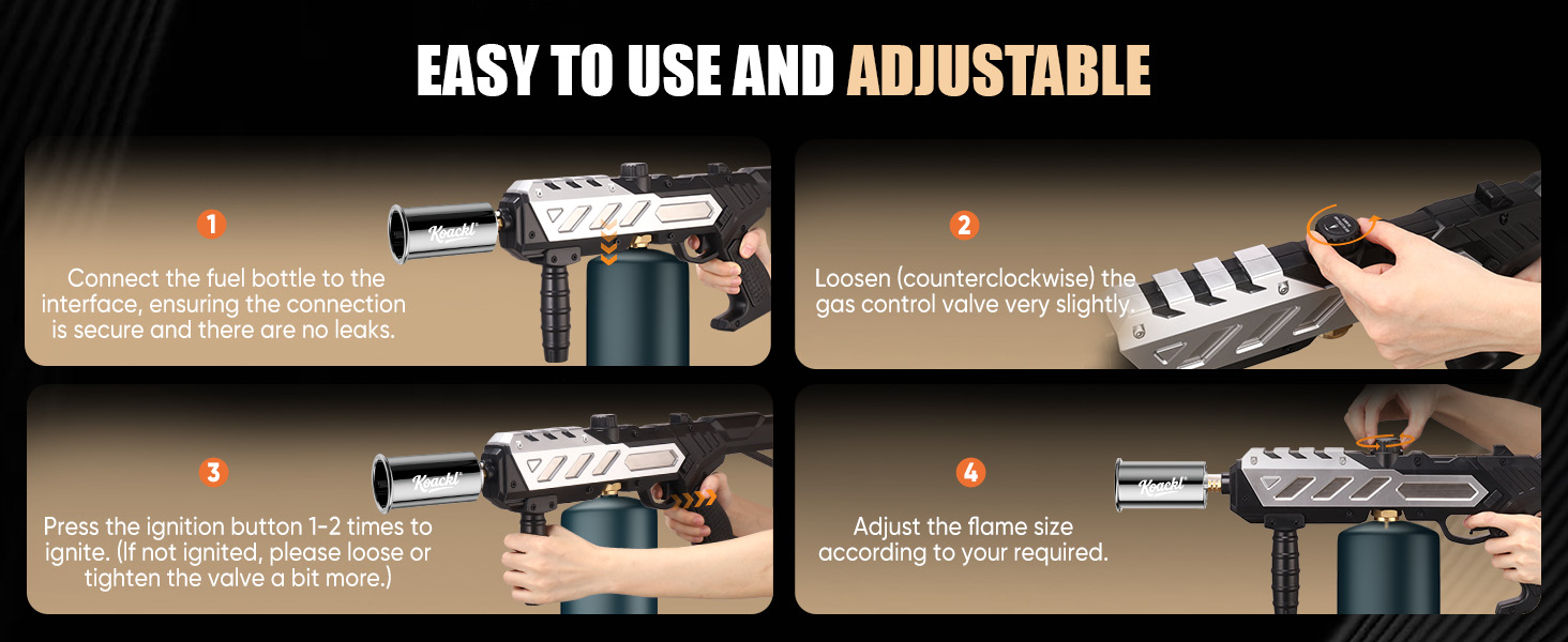 propane cooking torch gun
