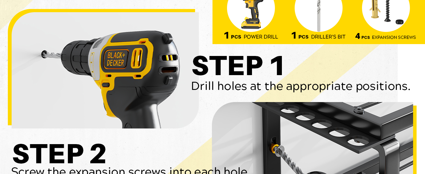 Power Tool Organizer Wall Mount