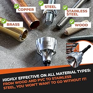 deburring tool chamfer external tungsten carbide blade all thread bolt threaded rod deburr deburing