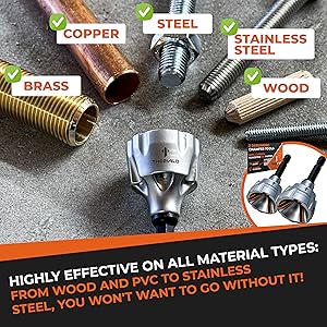 deburring tool chamfer external tungsten carbide blade all thread bolt threaded rod deburr deburing