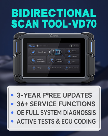 VD70 BIDIRECTIONAL SCAN TOOL