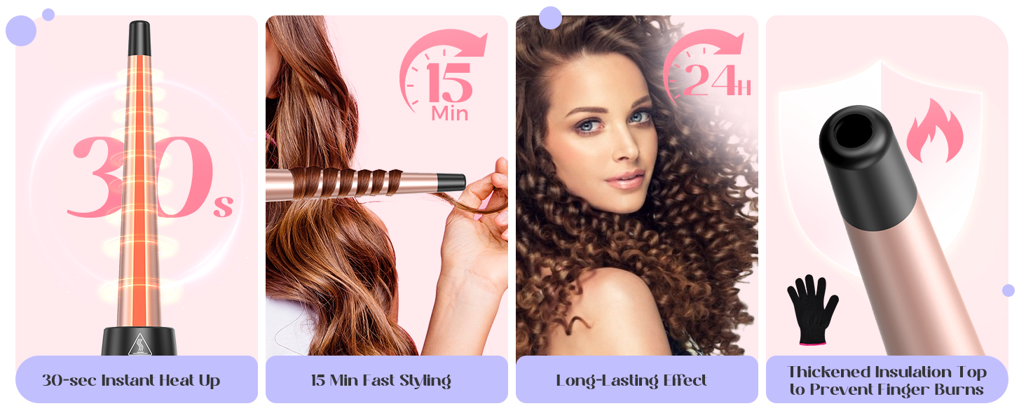5 in 1 Curling Wand Set