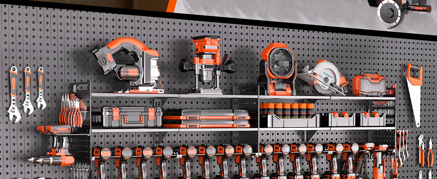Power Tool Organizer Wall Mount