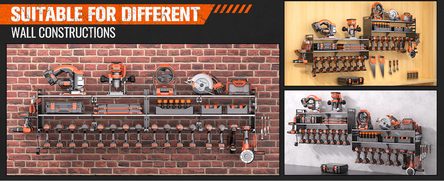 Power Tool Organizer Wall Mount