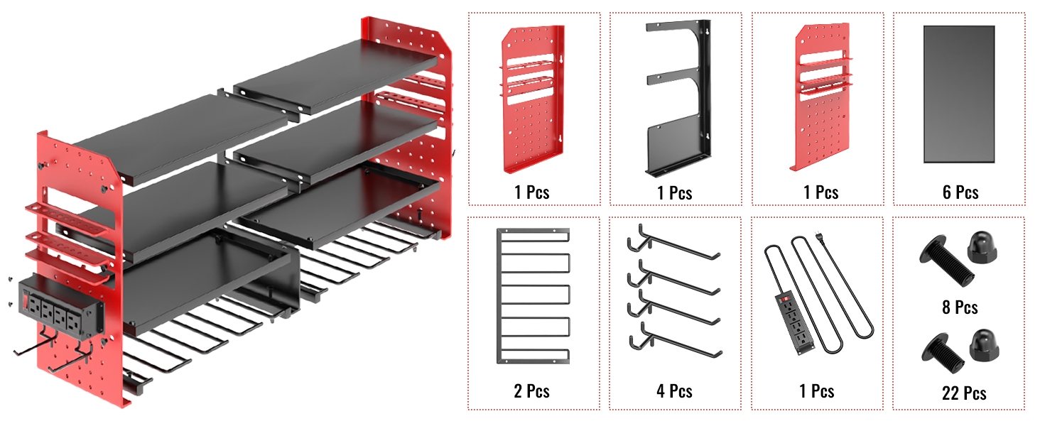Power Tool Organizer Wall Mount