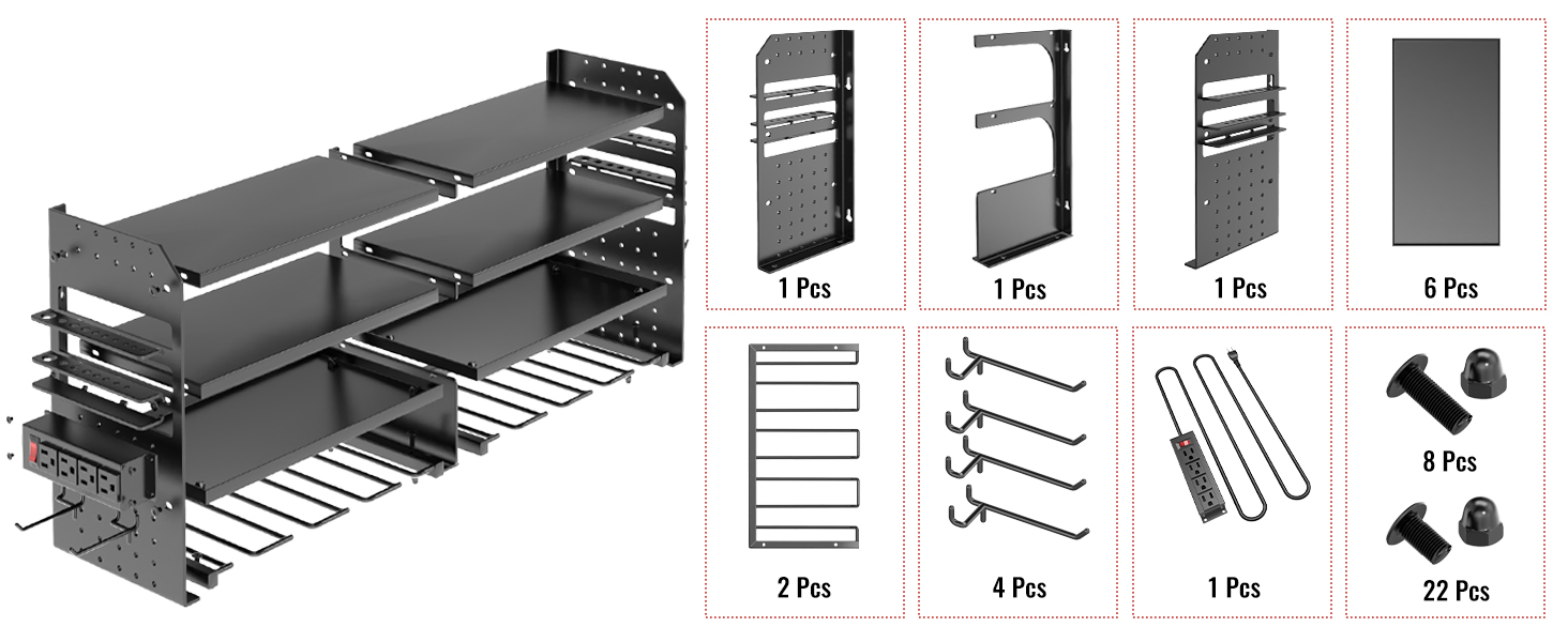 Garage Tool Storage Shelves