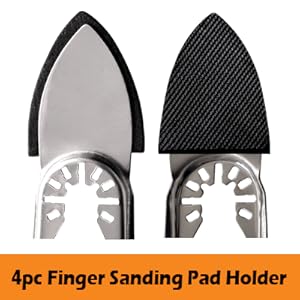 Oscillating Tool Sanding Triangular Finger Pads Kits