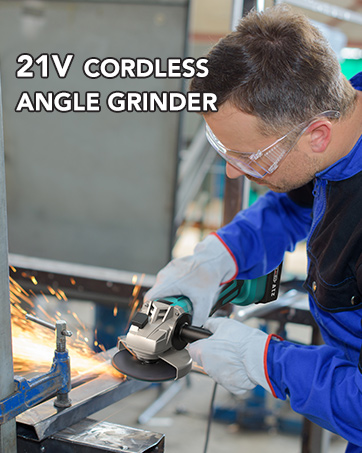 9000RPM Brushless Motor Metal Grinder, 4-1/2'' Cutting Wheels, Flap Disc for Cutting