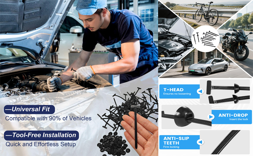 Save time, reduce frustration,safer fastening experience compared to traditional screws.