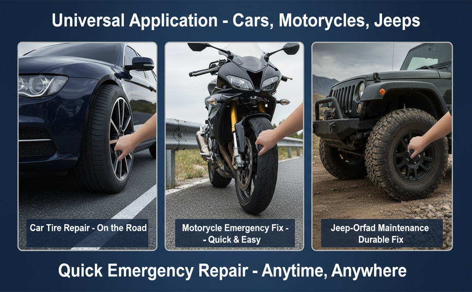 Suitable for cars, motorcycles, electric bikes, mountain bikes, trucks, ATVs