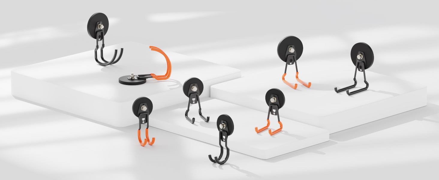 MAGNETIC GARAGE HOOKS