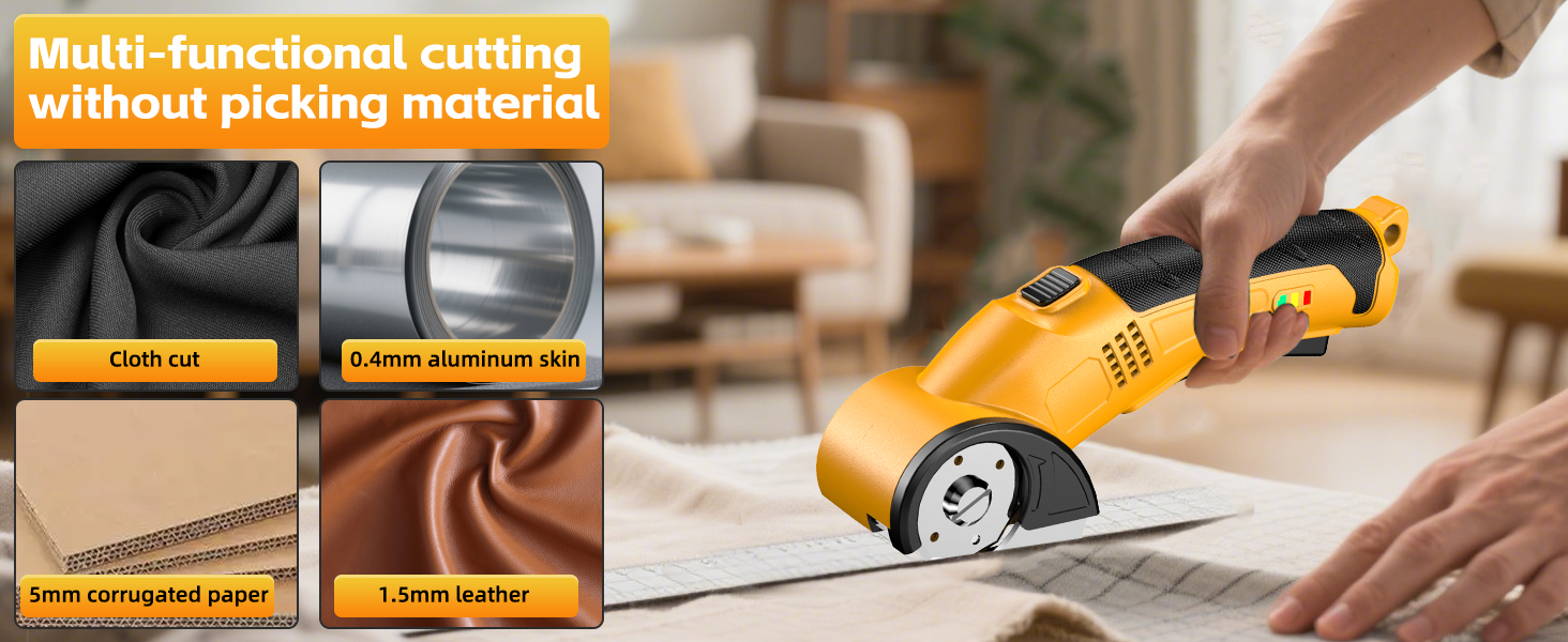 electric scissors yellow