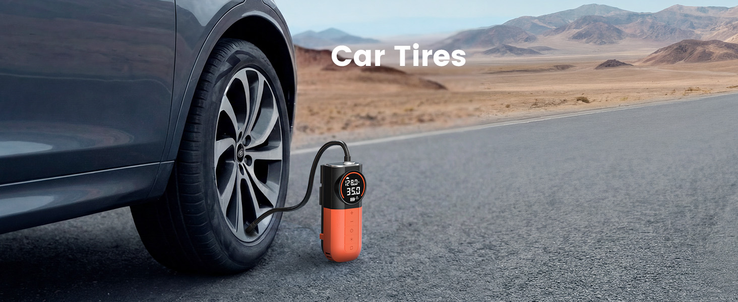 car tire inflator air compressor for car, suv, pickup